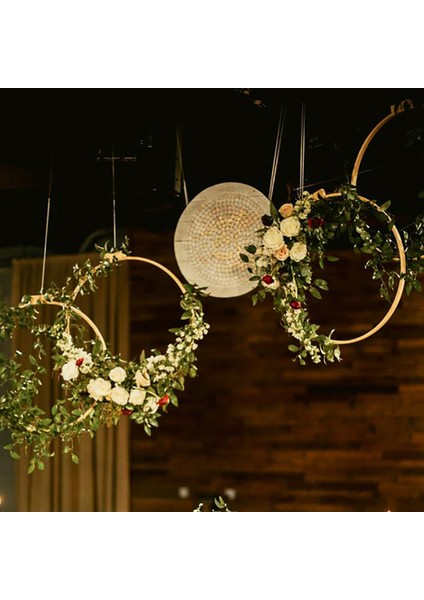 Rüya Catcher Hoop, Ahşap Bambu El Yapımı, Çelenk Makrome Zanaat 23CM Ahşap (Yurt Dışından)