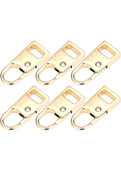 6pcs Metal Çıkarılabilir Fermuarı Etiketleri Giysiler Için Çekme Sekmeleri Sturdy (Yurt Dışından)