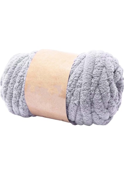 Tıknaz Yün Iplik Diy Yaz Örgü Ağırlık Ipliği Tığ Işi Evcil Hayvan Yatağı Yastık Açık Gri (Yurt Dışından)