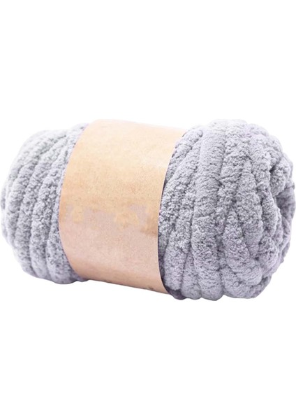 Tıknaz Yün Iplik Diy Yaz Örgü Ağırlık Ipliği Tığ Işi Evcil Hayvan Yatağı Yastık Açık Gri (Yurt Dışından)