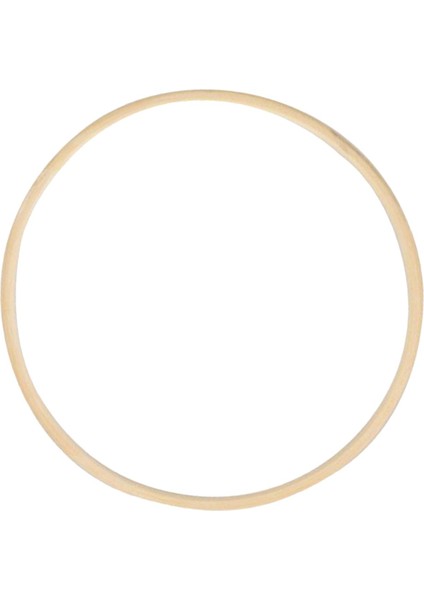 Ahşap Halkalar, Ahşap Bambu Çiçek Çember Çelenk Halkaları Dıy 20 cm Ahşap Için Makram (Yurt Dışından)