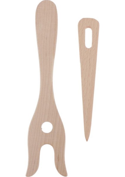 Ahşap El Kesme Lucet Çatalı, Düğme Çatalı - Mükemmel Gravür Aracı, (Yurt Dışından)