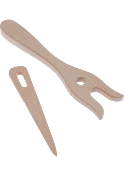 Ahşap El Kesme Lucet Çatalı, Düğme Çatalı - Mükemmel Gravür Aracı, (Yurt Dışından) fırsatları