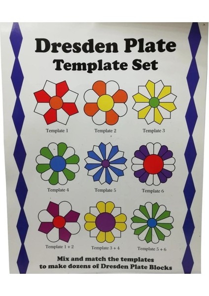 10 Adet Normal Plaka Şablonu Patchwork Cetvel (Yurt Dışından)