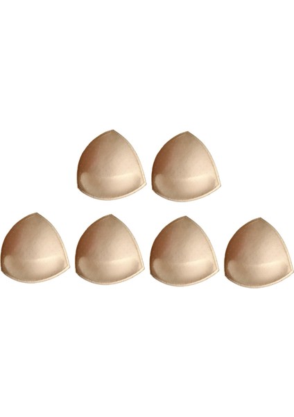 3 Çift Üçgen Sütyen Pedler Çıkarılabilir Sütyen Kupaları Için (Yurt Dışından)