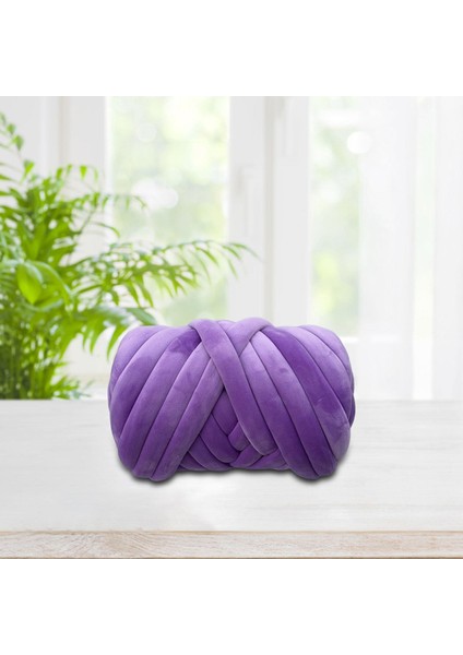 Tıknaz Iplik Süper Yumuşak Battaniye Evcil Yatak Eşarp Diy Menekşe Için Hafif Dev Iplik (Yurt Dışından)