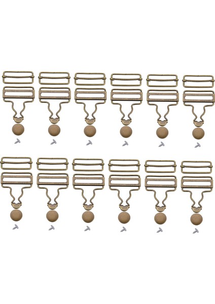 12X Metalırıcı Bağlantı Elemanları Klips Braceı Süspansiyonı 3.8 cm (Yurt Dışından)