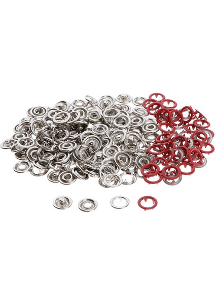 50 Set Oyukğmesi Çatal Çıtçıtğmeleri Bağlantı Elemanları Kırmızı (Yurt Dışından) fırsatları