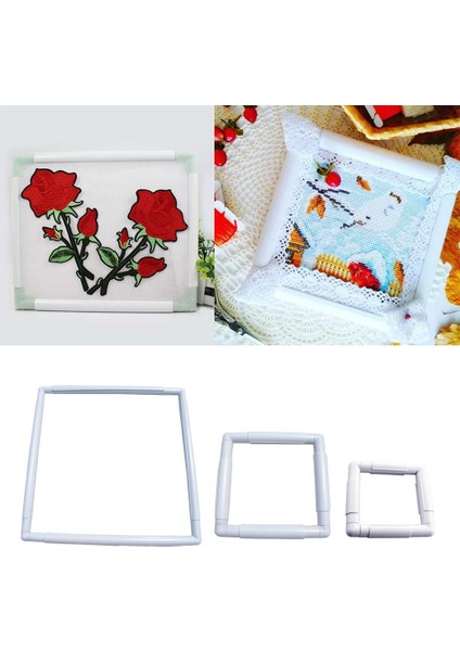 Nakış Tutkun Kare Çaprazş Çerçevesi Dıyş Araçları 15.2cm (Yurt Dışından) modelleri