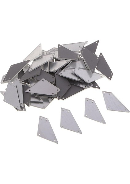 50PCS Aynayaşli Kristal Kristal Rhinestones Ayakkabı Dekoru (Yurt Dışından)