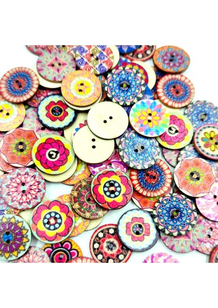 100PCSŞ Için Ahşapğmesi Scrapbooking 3/4in Serisi Serisi 20MM (Yurt Dışından)