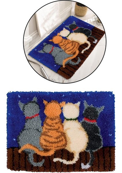 Nakış Halı Mandal Tığ Işi Halı Yapmak Dıyık (Yurt Dışından)