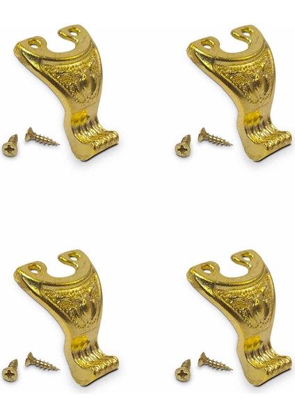 Sfenks ayak 2,5 cm sarı kutu sandık tepsi ayak 4 Adet