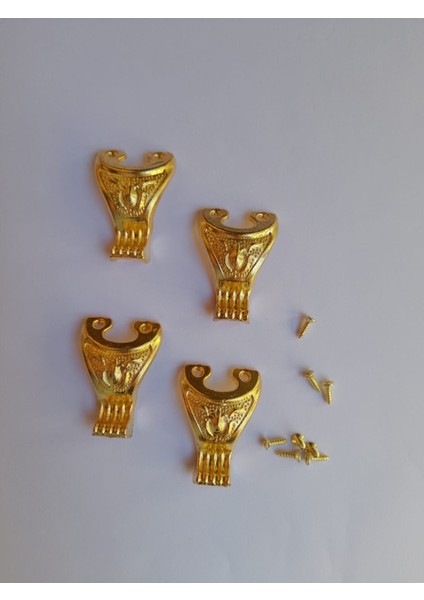Sfenks ayak 2,5 cm sarı kutu sandık tepsi ayak 4 Adet fiyatları