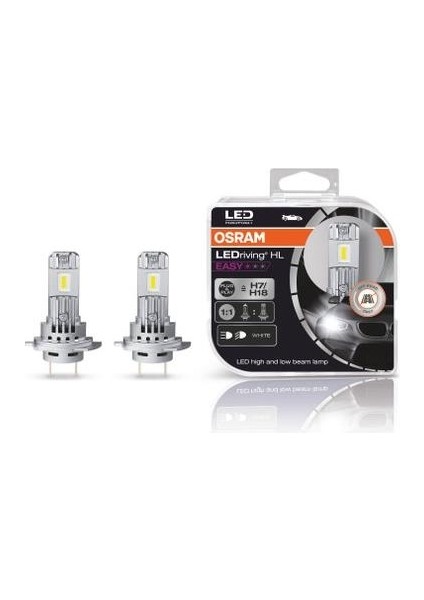 Easy LED Ampul H7 / H18 16W12VPX26D PX26D Ledriving Osram 64210DWESY