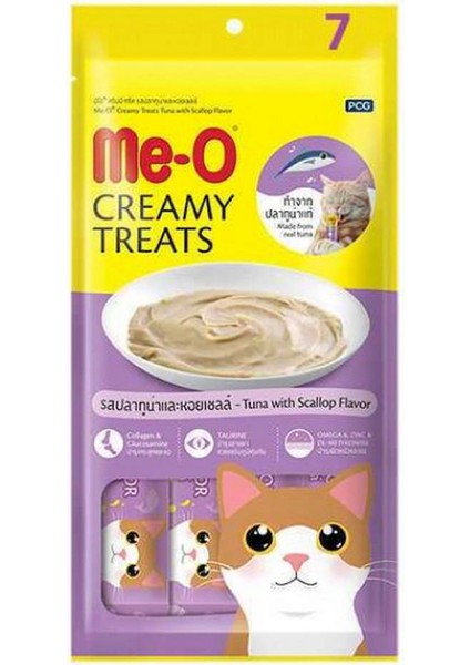 Me-O Creamy Deniz Tarağı&ton Balıklı 4X15 gr