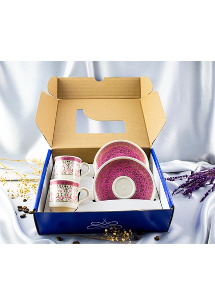 2'li Altın Yaldızlı Porselen Fincan Takımı modelleri