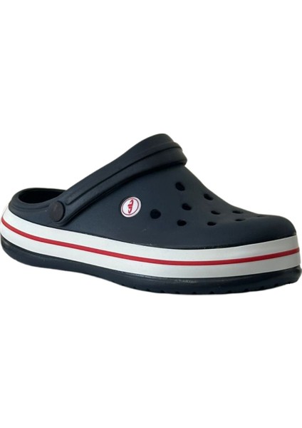 E195 Lacivert Kadın Hastane Sabo Terlik Sandalet 37