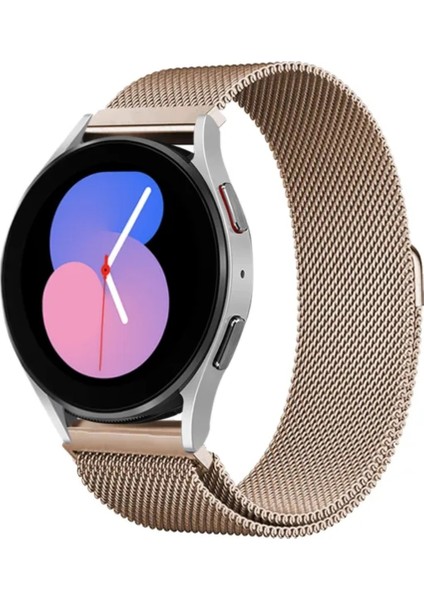Honor Magic Watch 2 42MM / Oppo Realme Wach 36MM Rma 161 / Amazfit Bip 3-Bip 3 Pro Uyumlu 20MM Metal Hasır Kordon