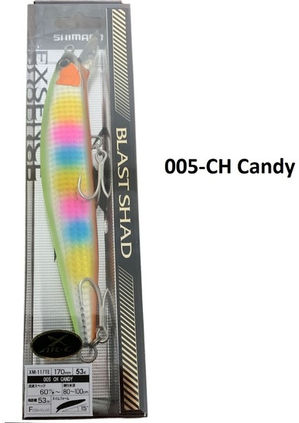 Exsence Blast Shad 17CM 53GR 80-100CM Dalar Maket Yem