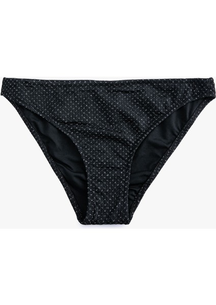 Simli Bikini Altı Normal Bel Dokulu