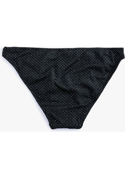 Simli Bikini Altı Normal Bel Dokulu