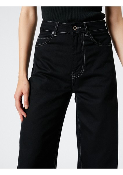 Ekstra Geniş Paça Kot Pantolon Yüksek Bel - Bianca Jeans indirimleri