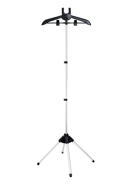 1.6m 3'ü 1 Arada Ütü Askısı - Siyah (Yurt (Yurt Dışından)