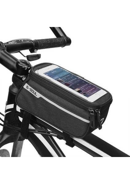 Mtb Bisiklet Üstü Tüplü Telefon Çantası (Yurt Dışından)