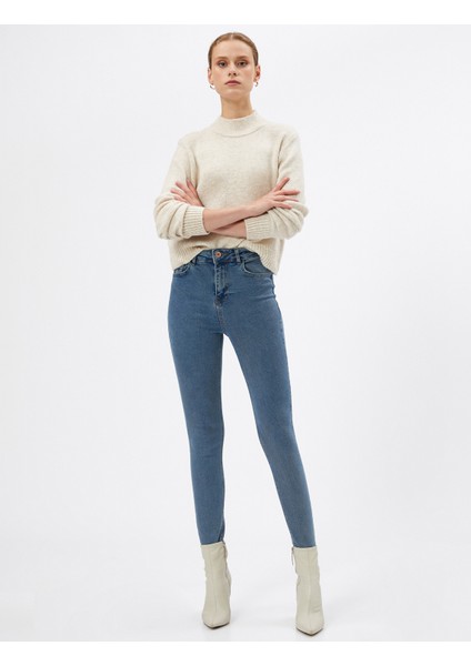 Dar Paça Kot Pantolon Dar Kesim Carmen Jeans