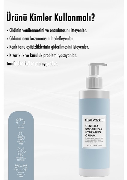 Cica Centella Cilt Bakım Kremi 200 ml