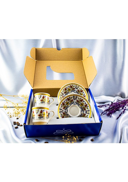 2'li Altın Yaldızlı Porselen Fincan Takımı fiyatları