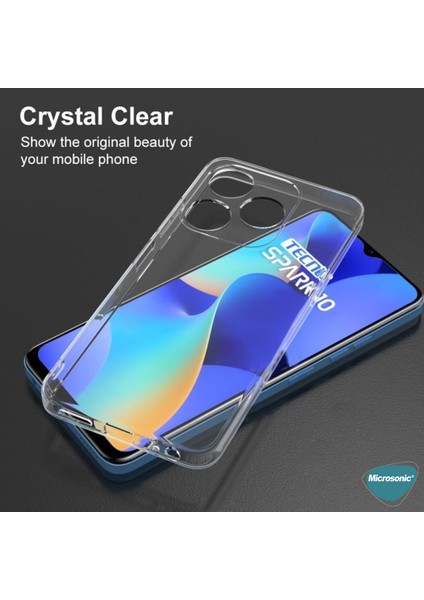 Tecno Spark 10 Pro Kılıf Transparent Soft Şeffaf