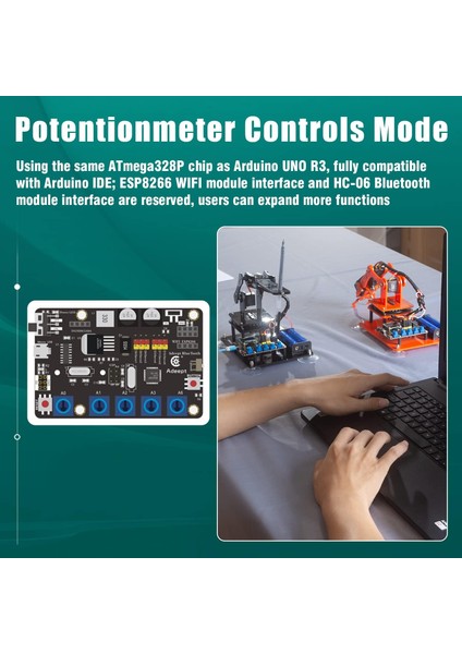 5-Dof Robotik Kol Kiti - Arduino Ide ile Uyumlu