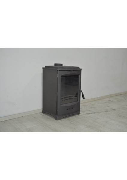 FS-201 Lodi Tek Camlı (Füme) Döküm Soba