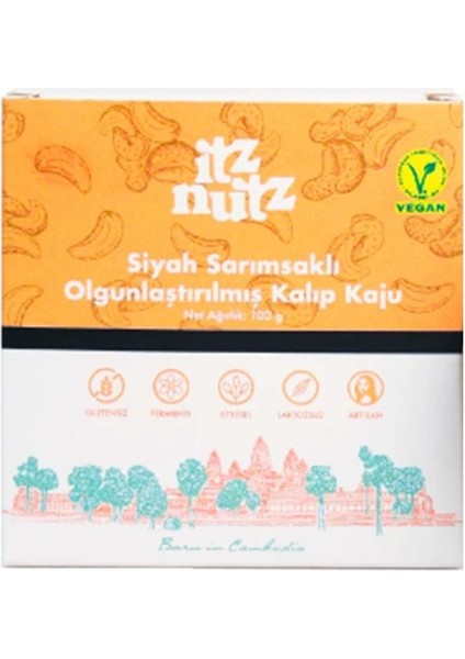 Siyah Sarımsaklı Olgunlaştırılmış Kalıp Kaju 100gr