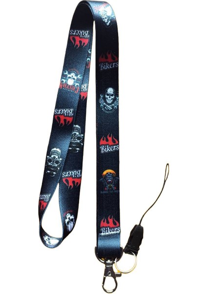 Bikers Yaka Kartı, Boyun Askı Ipi, Kart Askı Ipi, Telefon Askı Aparatı, Siyah Yatay Kartlık fiyatları