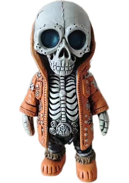 Cadılar Bayramı C Skeleton Dolar Resin Dekorasyon Sokağı Skeleton Home Courtyard Dekorasyon (Yurt Dışından)