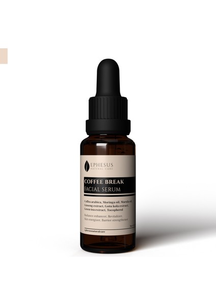 - Coffee Break Facial Serum, Aydınlatıcı ve Canlandırıcı Serum