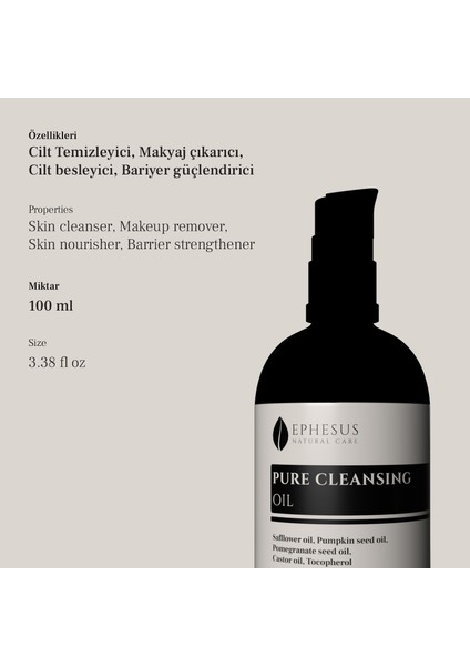 - Pure Cleansing Oil, Bariyer Güçlendirici Makyaj Temizleme Yağı fiyatları