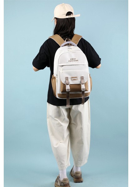 5-6. Sınıflar Için Uygun Geniş Askılı Ortaokul Kız Çocukları Için Büyük Kapasiteli Taze ve Sevimli Ilkokul Öğrencisi Sırt Çantası (Yurt Dışından) modelleri