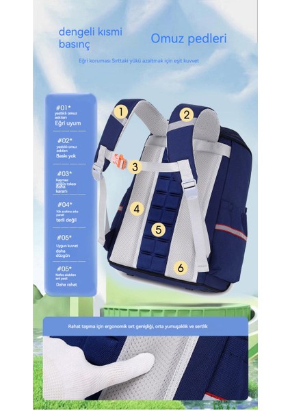 Yeni Dikey Versiyon Moda Karikatür Ilkokul Öğrencileri 3-6 Sınıflar Yükü Azaltan Okul Çantası Çocuk Sırt Çantası (Yurt Dışından) modelleri