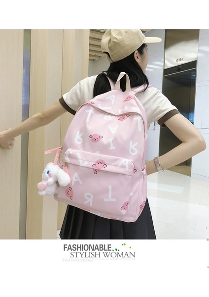 2023 Yeni Küçük Taze ve Sevimli Okul Çantası Kadın Ortaokul Öğrencisi Kampüs Sırt Çantası Lise Öğrencisi Üniversite Öğrencisi Sırt Çantası (Yurt Dışından) modelleri