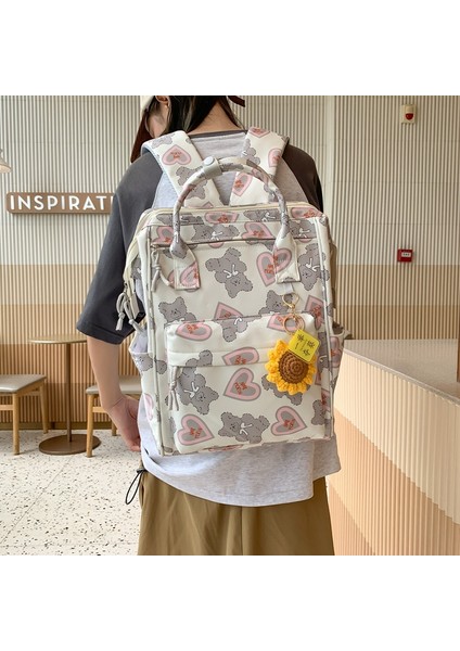 Schoolbag Kızlar Ins Japon Ilkokul Öğrencileri Ortaokul Öğrencileri Yüksek Değerli Omuz Çantası Ruiying Karikatür Ayı Rahat Sırt Çantası (Yurt Dışından) fiyatları
