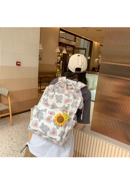 Schoolbag Kızlar Ins Japon Ilkokul Öğrencileri Ortaokul Öğrencileri Yüksek Değerli Omuz Çantası Ruiying Karikatür Ayı Rahat Sırt Çantası (Yurt Dışından) modelleri