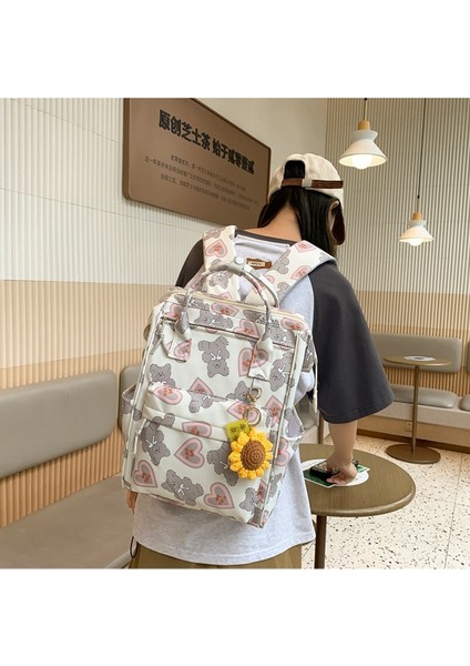 Schoolbag Kızlar Ins Japon Ilkokul Öğrencileri Ortaokul Öğrencileri Yüksek Değerli Omuz Çantası Ruiying Karikatür Ayı Rahat Sırt Çantası (Yurt Dışından) fırsatları