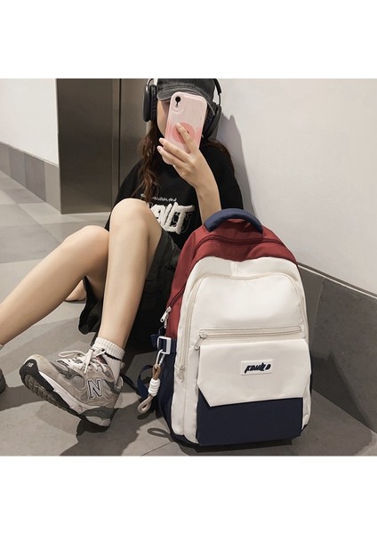 2023 Yeni Sırt Çantası Erkek ve Kadın Sırt Çantası Eğlence Lise Ortaokul Öğrencileri Kampüs Büyük Kapasiteli Okul Çantası (Yurt Dışından) fiyatları