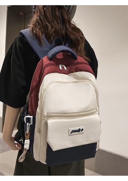 2023 Yeni Sırt Çantası Erkek ve Kadın Sırt Çantası Eğlence Lise Ortaokul Öğrencileri Kampüs Büyük Kapasiteli Okul Çantası (Yurt Dışından) modelleri