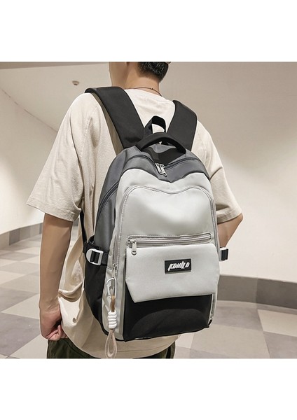 2023 Yeni Sırt Çantası Erkek ve Kadın Sırt Çantası Eğlence Lise Ortaokul Öğrencileri Kampüs Büyük Kapasiteli Okul Çantası (Yurt Dışından) fiyatları