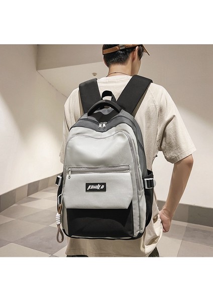 2023 Yeni Sırt Çantası Erkek ve Kadın Sırt Çantası Eğlence Lise Ortaokul Öğrencileri Kampüs Büyük Kapasiteli Okul Çantası (Yurt Dışından) modelleri